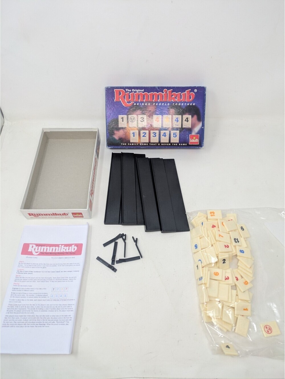 RUMMIKUB - Original Vintage Classic Family Tile Game- Goliath 1995